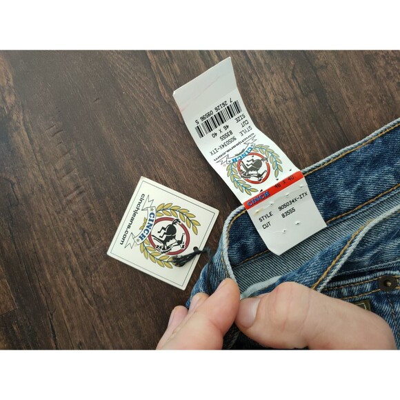 CINCH Men's Relaxed Fit Green Label Medium Stonewash Blue Jeans Sz 46x40 - Picture 4 of 11